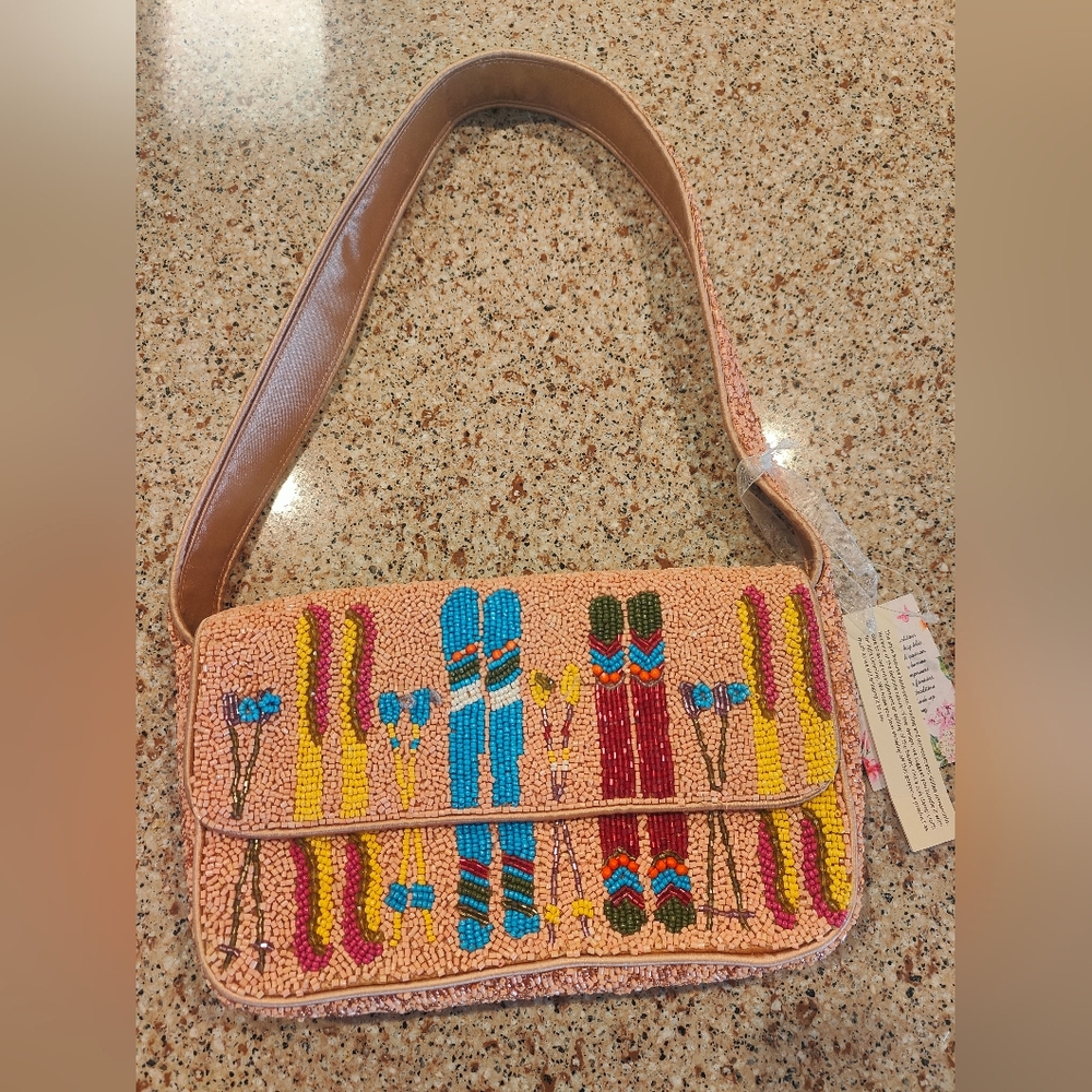 Beaded Shoulder Bag